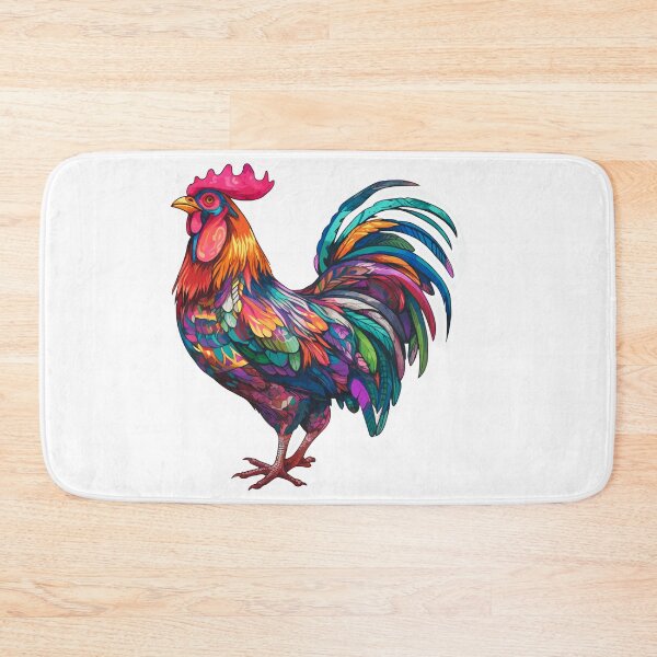 Item preview, Vibrant Rooster - Colorful Strut of Confidence designed and sold by SweetWhiskers.