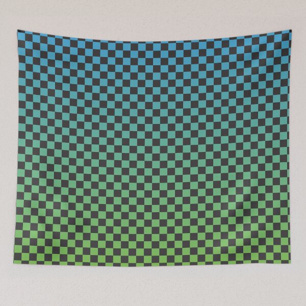 Item preview, Blue Green checkered designed and sold by zerrdesign.