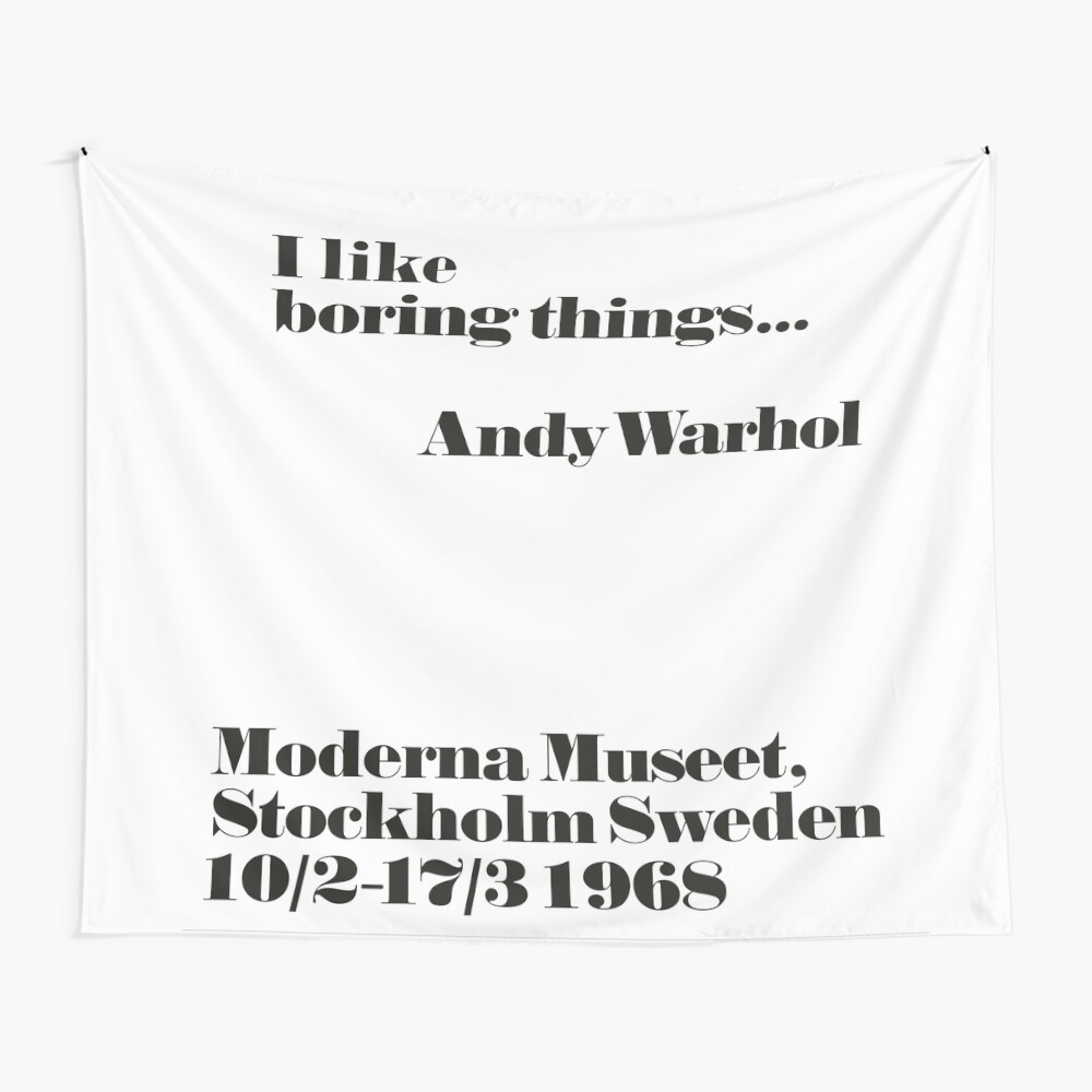 【希少】Andy Warhol ルートートI like boring thing ANDY WARHOL / Po-No 