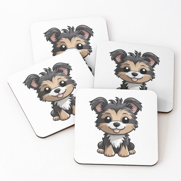 Item preview, Yorkie Poo Sticker Fawn and Black designed and sold by lavroshh.