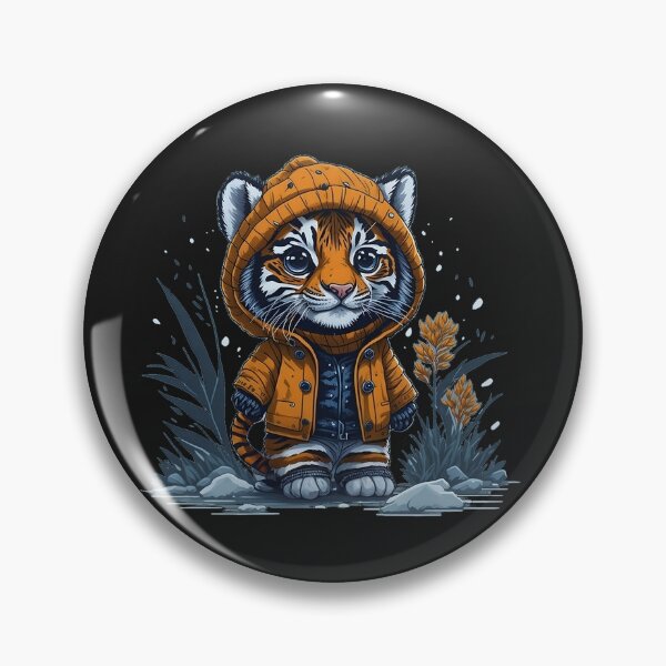 Artikelvorschau, Niedlicher Tiger in Winterkleidung. entworfen und verkauft von BaliamShop.