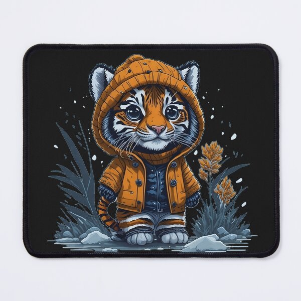 Item preview, Cute tiger in winter clothes. designed and sold by BaliamShop.