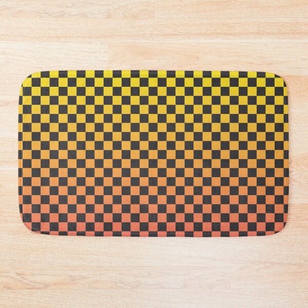 Item preview, Yellow to Pink checkered designed and sold by zerrdesign.