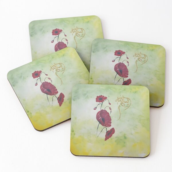 Item preview, Blooming Red Flower designed and sold by HanchiArt.