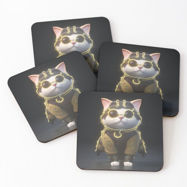 Item preview, Cat Lover Cyber Punk Biker (Limited Edition) designed and sold by visionsunveiled.