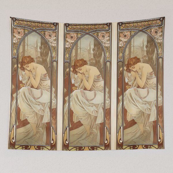 Item preview, Alphonse Mucha, Night's Rest, Art Nouveau designed and sold by NouveauEra.