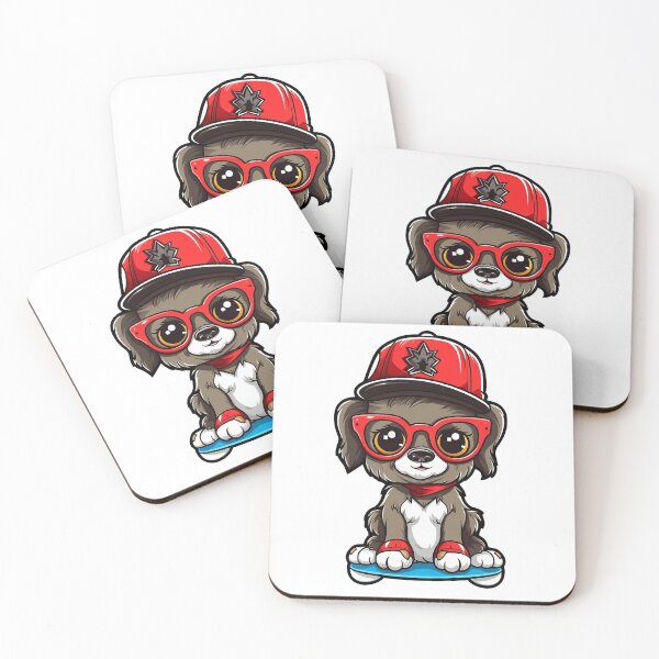 Item preview, Yorkie Poo Gray Skateboard Sticker designed and sold by lavroshh.