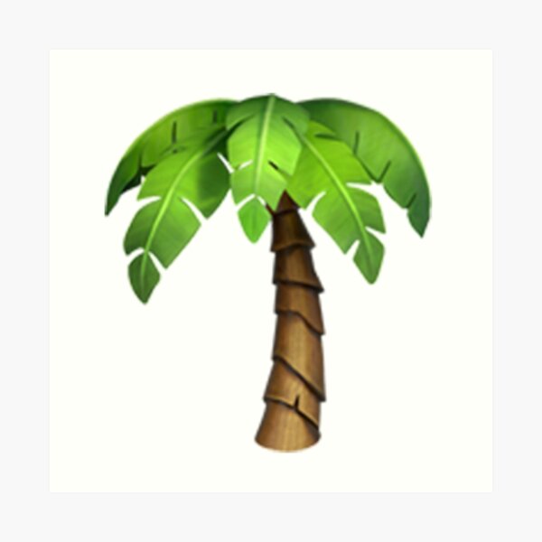 "Palm Tree Emoji" Art Print by emojiqueen Redbubble
