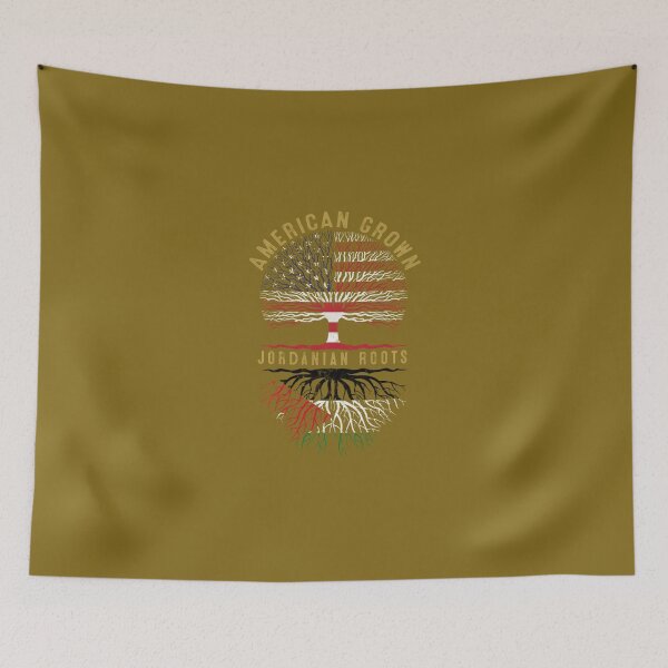 Item preview, Distressed Tree USA Flag American Grown Jordanian Roots 	 		 designed and sold by pabloystrutzo.