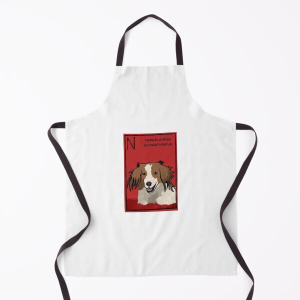 Item preview, N is for nederlandse kooikerhondje | dog | duck dog | hunting dog designed and sold by DarbyHunterArt.