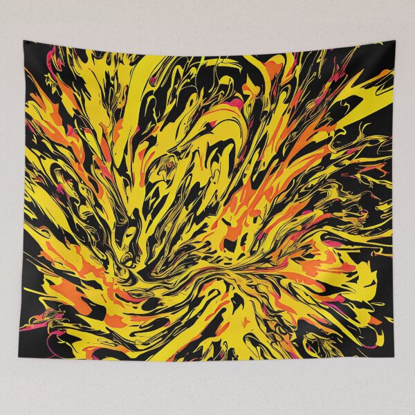 Item preview, #T133: Orange Yellow and Black Tiggin Tiger TNT Pattern designed and sold by FarStarL33.