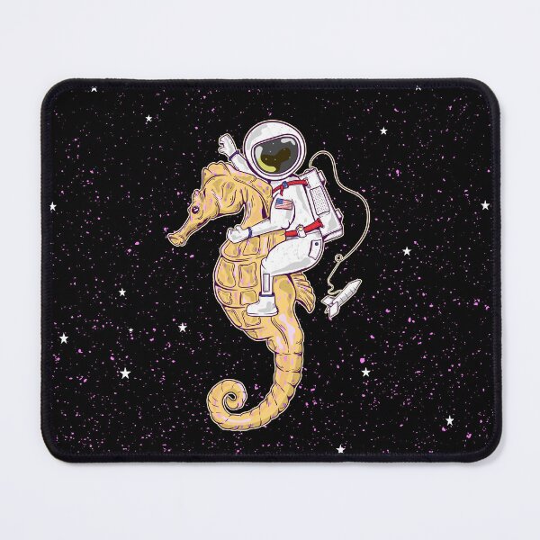 Item preview, Astronaut riding a seahorse designed and sold by piedaydesigns.