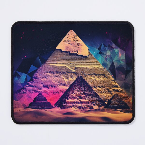 Item preview, Surrealist Pyramids of Giza - Mystical Contrasts of Ancient Egypt designed and sold by MrRobotAI.