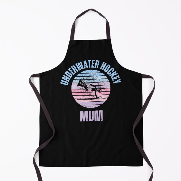 Item preview, Underwater Hockey Mum with pastel retro sunset designed and sold by aliveinmiddle.