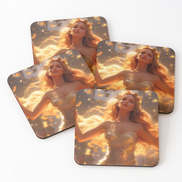 Item preview, Melodic Grace: The Radiant Goddess in Luxurious Attire designed and sold by oanaunciuleanu.