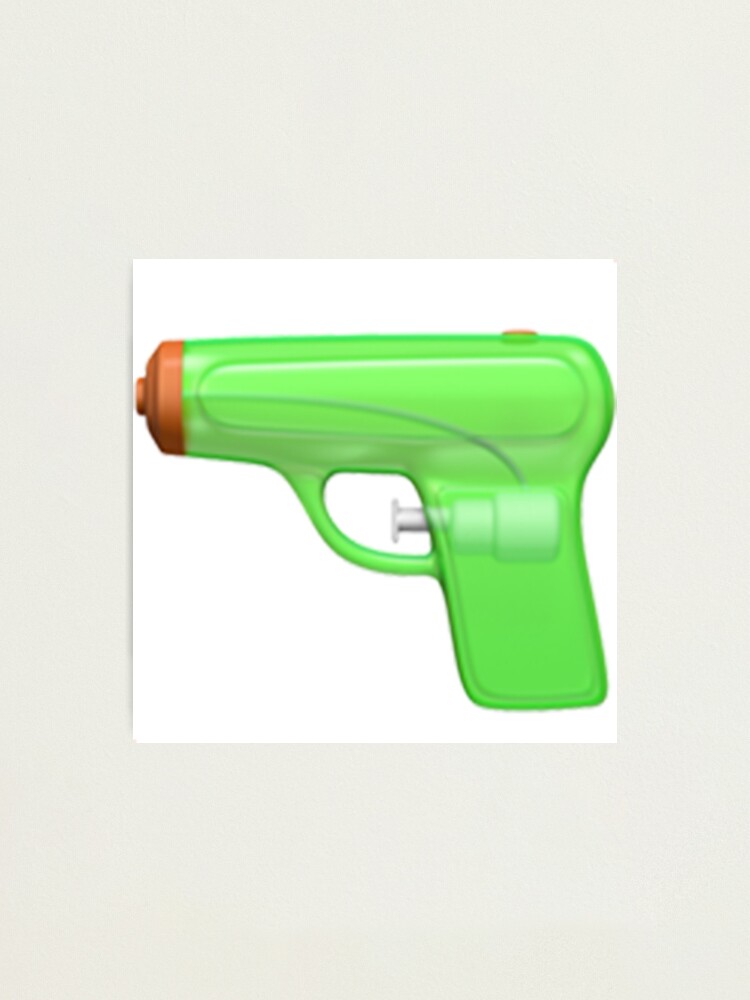 Squirt Gun Emoji Impression photo