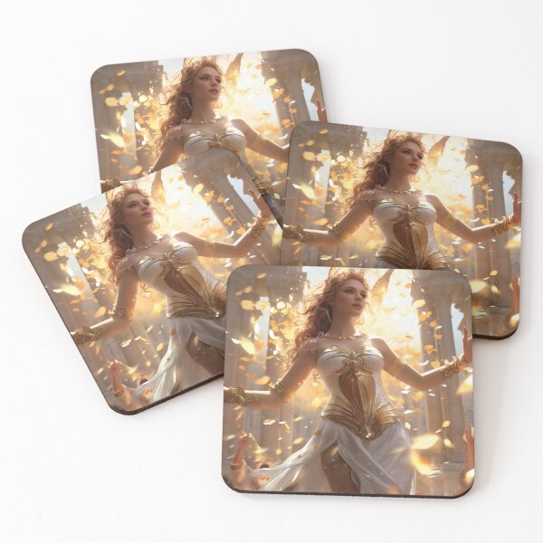 Item preview, Melodic Grace: The Radiant Goddess in Luxurious Attire designed and sold by oanaunciuleanu.