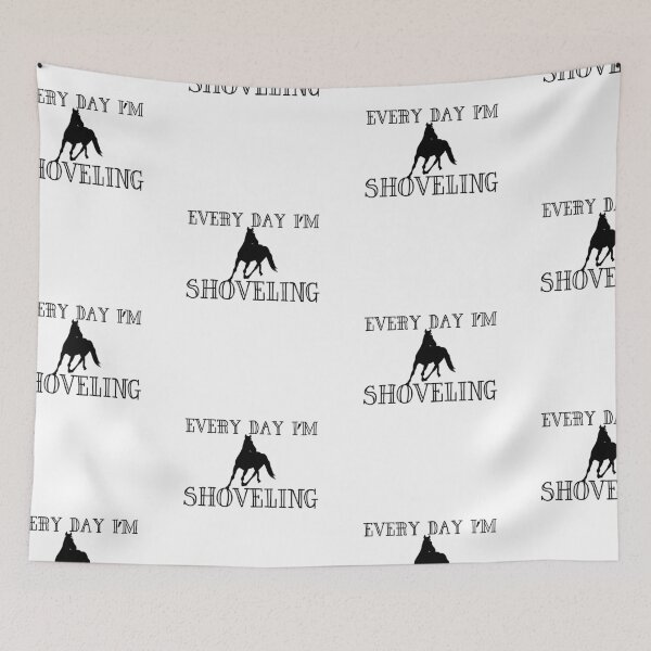 Item preview, Every Day I'm Shoveling Funny Horse Farm & Barn Gift designed and sold by onceproject.