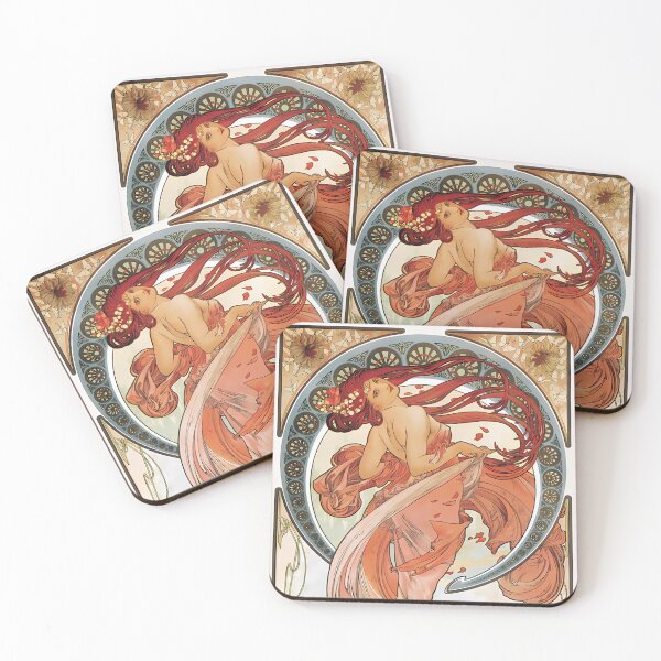 Item preview, Alphonse Mucha, Dance, Art Nouveau designed and sold by NouveauEra.