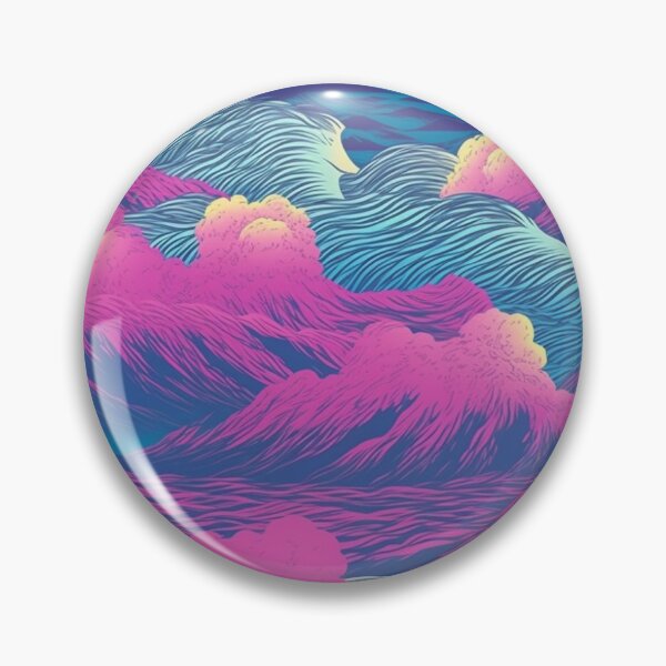 Aperçu de l'œuvre Modèle sans couture coloré Vaporwave des années 90 # 2 créée et vendue par Flinnix.