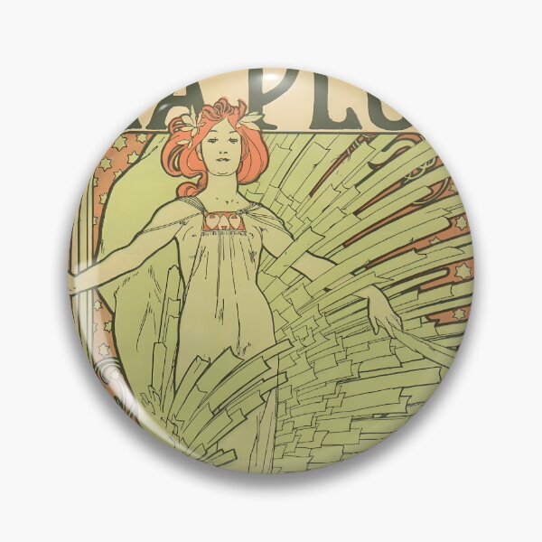 Item preview, Alphonse Mucha, La Plume, Art Nouveau designed and sold by NouveauEra.