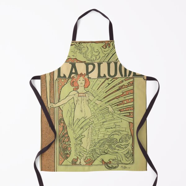 Item preview, Alphonse Mucha, La Plume, Art Nouveau designed and sold by NouveauEra.