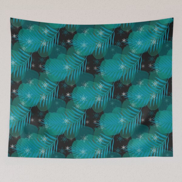 Item preview, Snowflake Reflections of Green blue  designed and sold by Artistestella.