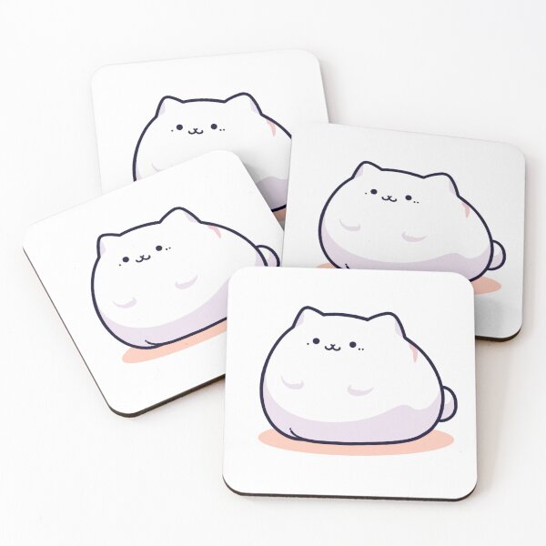 Item preview, Chubby Whiskers - Cute Plump Cat designed and sold by Cute Critters Stickers.
