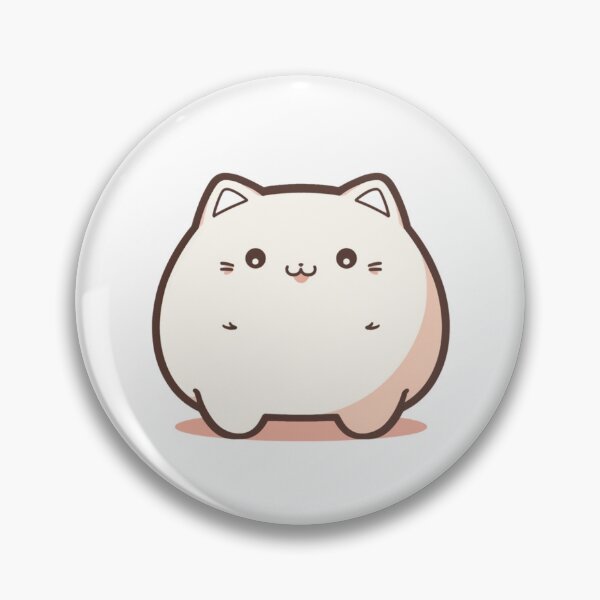Item preview, Chubby Whiskers - Cute Plump Cat 2 designed and sold by Cute Critters Stickers.