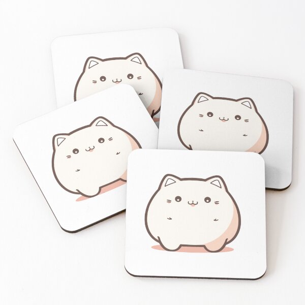 Item preview, Chubby Whiskers - Cute Plump Cat 2 designed and sold by Cute Critters Stickers.