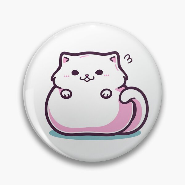 Item preview, Chubby Whiskers - Cute Plump Cat 3 designed and sold by Cute Critters Stickers.