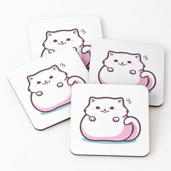 Item preview, Chubby Whiskers - Cute Plump Cat 3 designed and sold by Cute Critters Stickers.