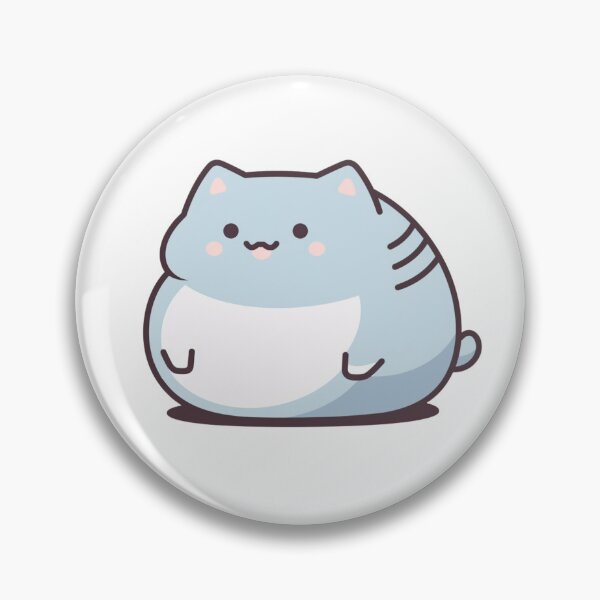 Item preview, Chubby Whiskers - Cute Plump Cat 4 designed and sold by Cute Critters Stickers.