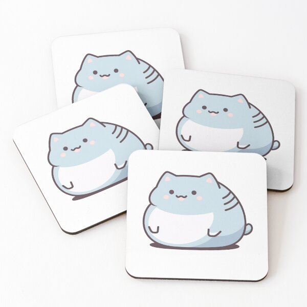 Item preview, Chubby Whiskers - Cute Plump Cat 4 designed and sold by Cute Critters Stickers.