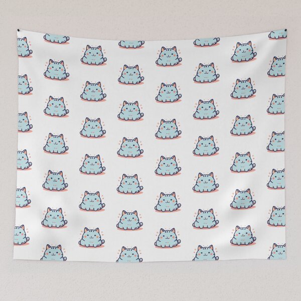 Item preview, Chubby Whiskers - Cute Plump Cat 5 designed and sold by Cute Critters Stickers.
