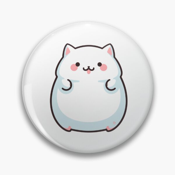 Item preview, Chubby Whiskers - Cute Plump Cat 6 designed and sold by Cute Critters Stickers.