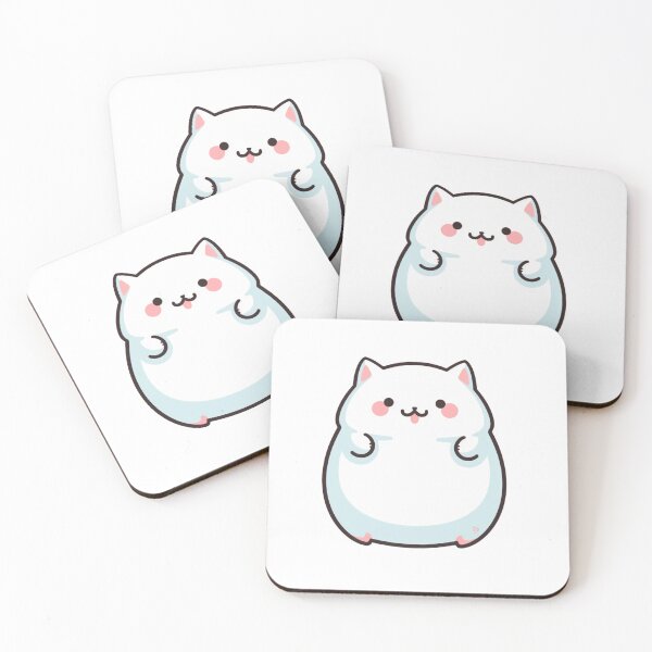 Item preview, Chubby Whiskers - Cute Plump Cat 6 designed and sold by Cute Critters Stickers.