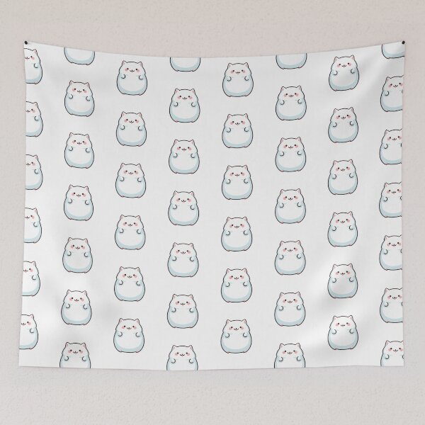 Item preview, Chubby Whiskers - Cute Plump Cat 6 designed and sold by Cute Critters Stickers.