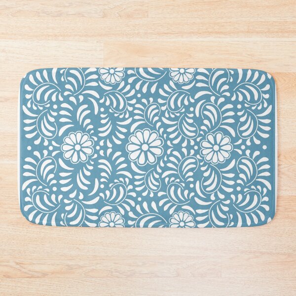 Item preview, Blue colonial flowers, talavera flowers designed and sold by Terevela.