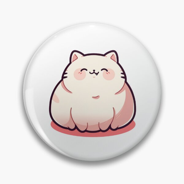Item preview, Chubby Whiskers - Cute Plump Cat 10 designed and sold by Cute Critters Stickers.