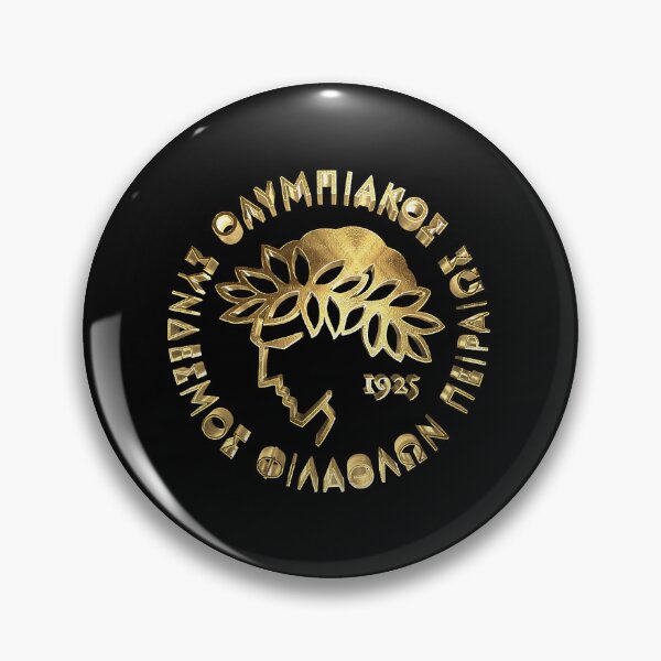 Item preview, Gold Version of Greek Football Pride Olympiacos Piraeus designed and sold by footeginette.