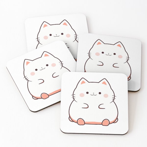 Item preview, Chubby Whiskers - Cute Plump Cat 11 designed and sold by Cute Critters Stickers.