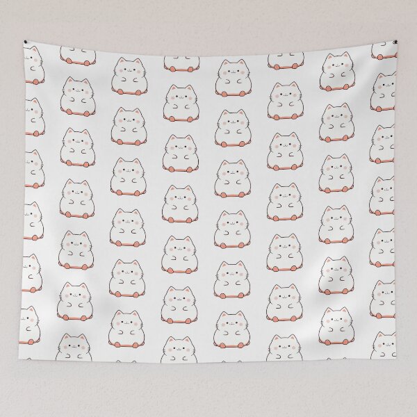 Item preview, Chubby Whiskers - Cute Plump Cat 11 designed and sold by Cute Critters Stickers.