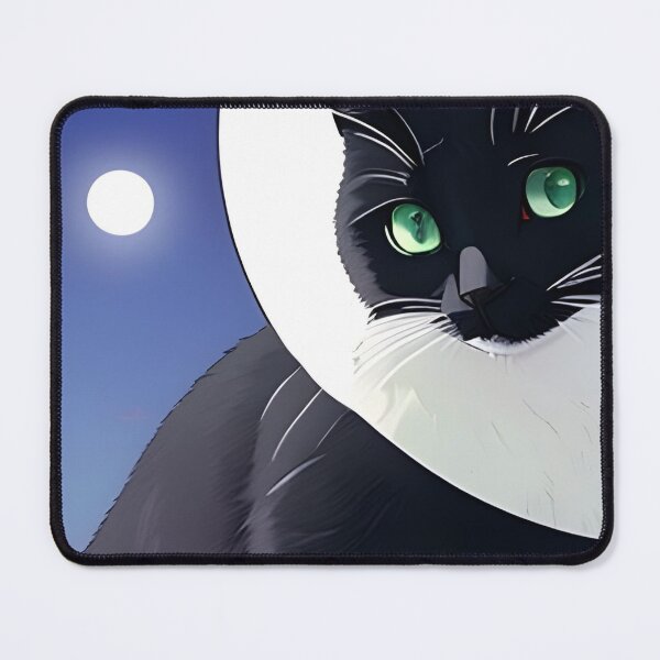 Item preview, Black cat day & night  designed and sold by reilaneko.