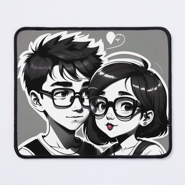 Item preview, Cute boy and girl couple designed and sold by WhatTheTrendsDo.