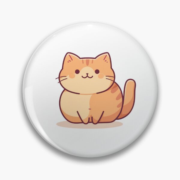 Item preview, Chubby Whiskers - Cute Plump Cat 13 designed and sold by Cute Critters Stickers.