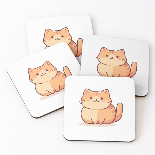 Item preview, Chubby Whiskers - Cute Plump Cat 13 designed and sold by Cute Critters Stickers.