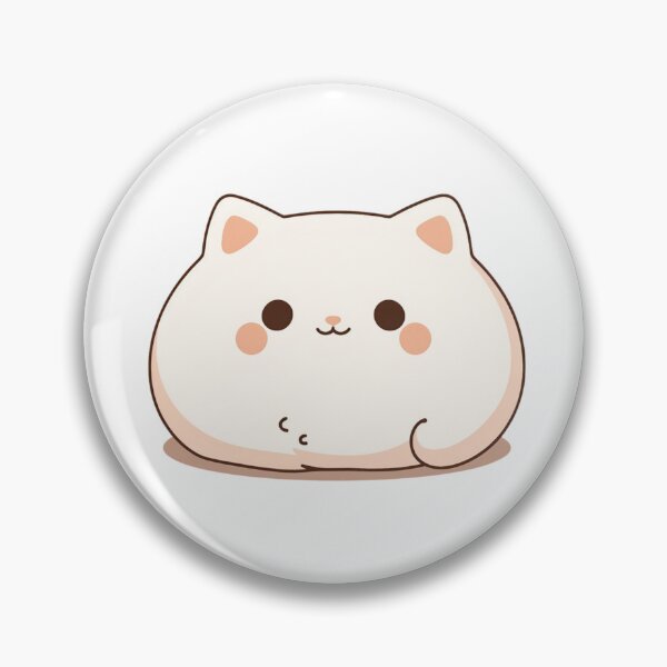 Item preview, Chubby Whiskers - Cute Plump Cat 14 designed and sold by Cute Critters Stickers.