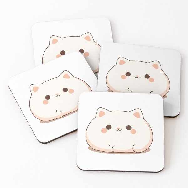 Item preview, Chubby Whiskers - Cute Plump Cat 14 designed and sold by Cute Critters Stickers.