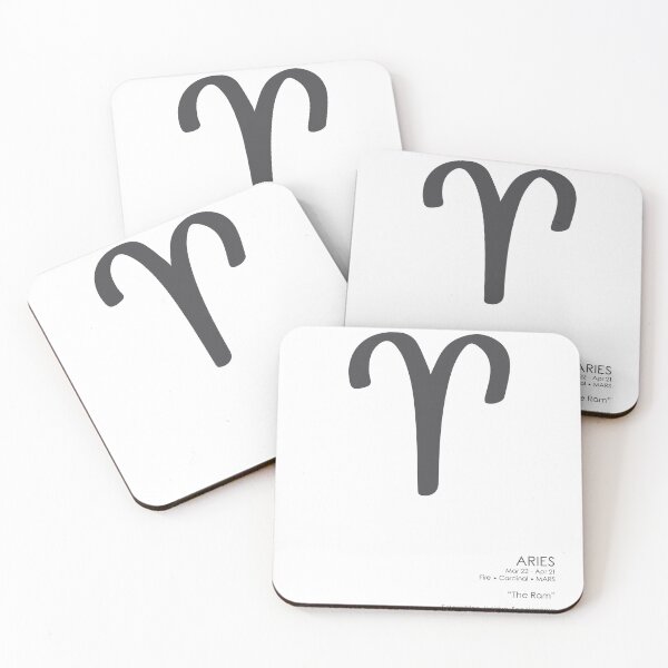 Item preview, Aries Print - Zodiac Signs Print - Zodiac Posters - Aries Poster - Black and White - Aries Traits designed and sold by Studio Grafiikka.